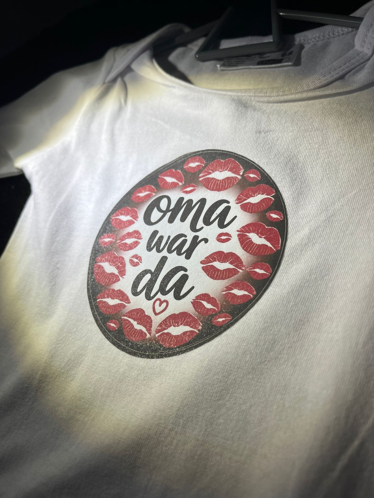 Baby Body "Oma war da" weiß