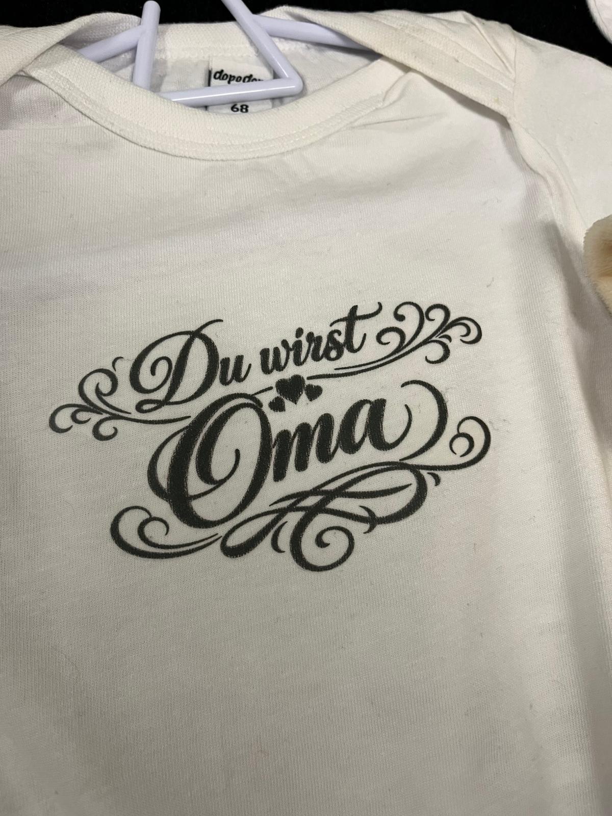 Babybody "Du wirst Oma"
