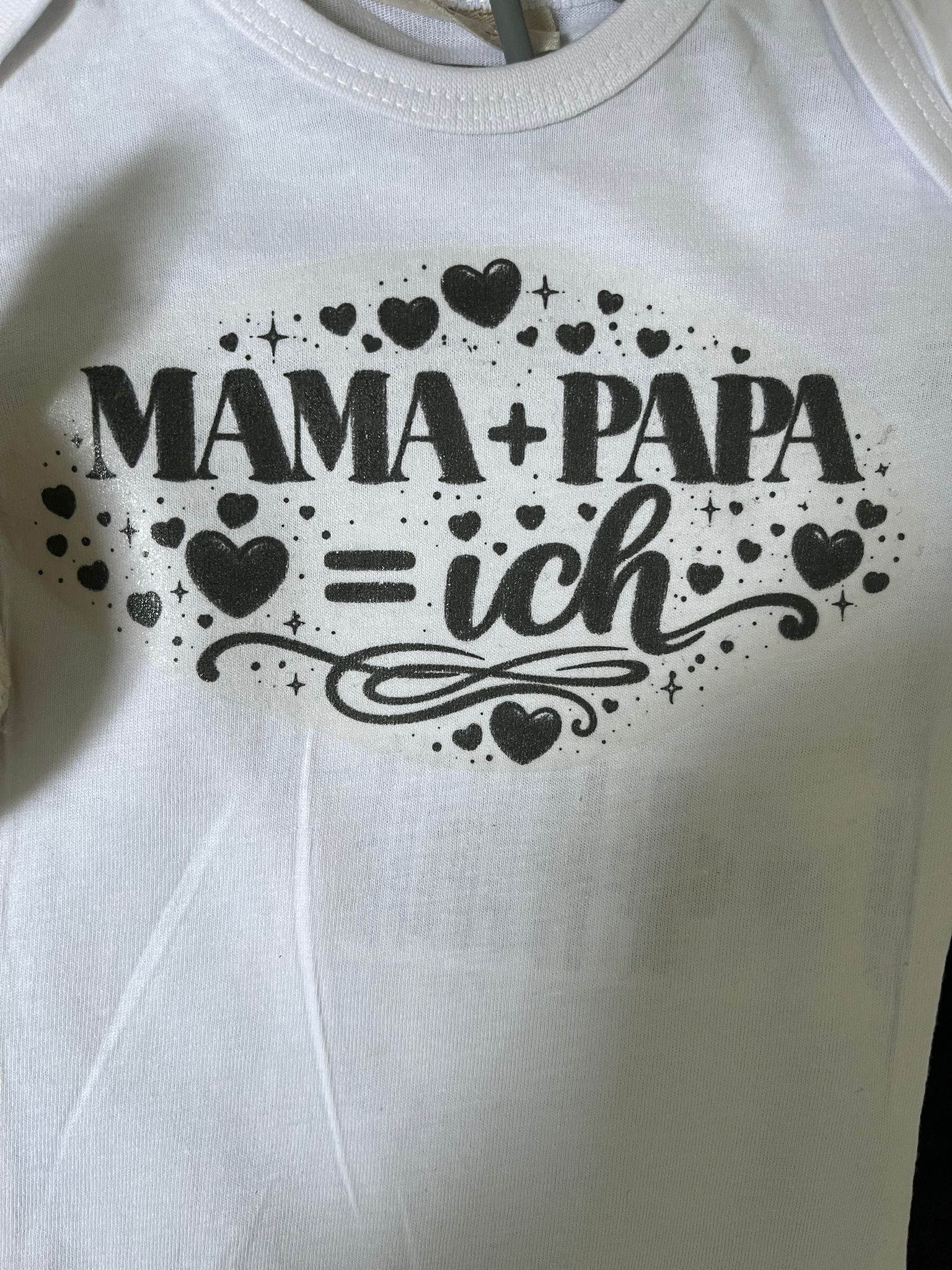 Babybody "Mama+Papa=ich"