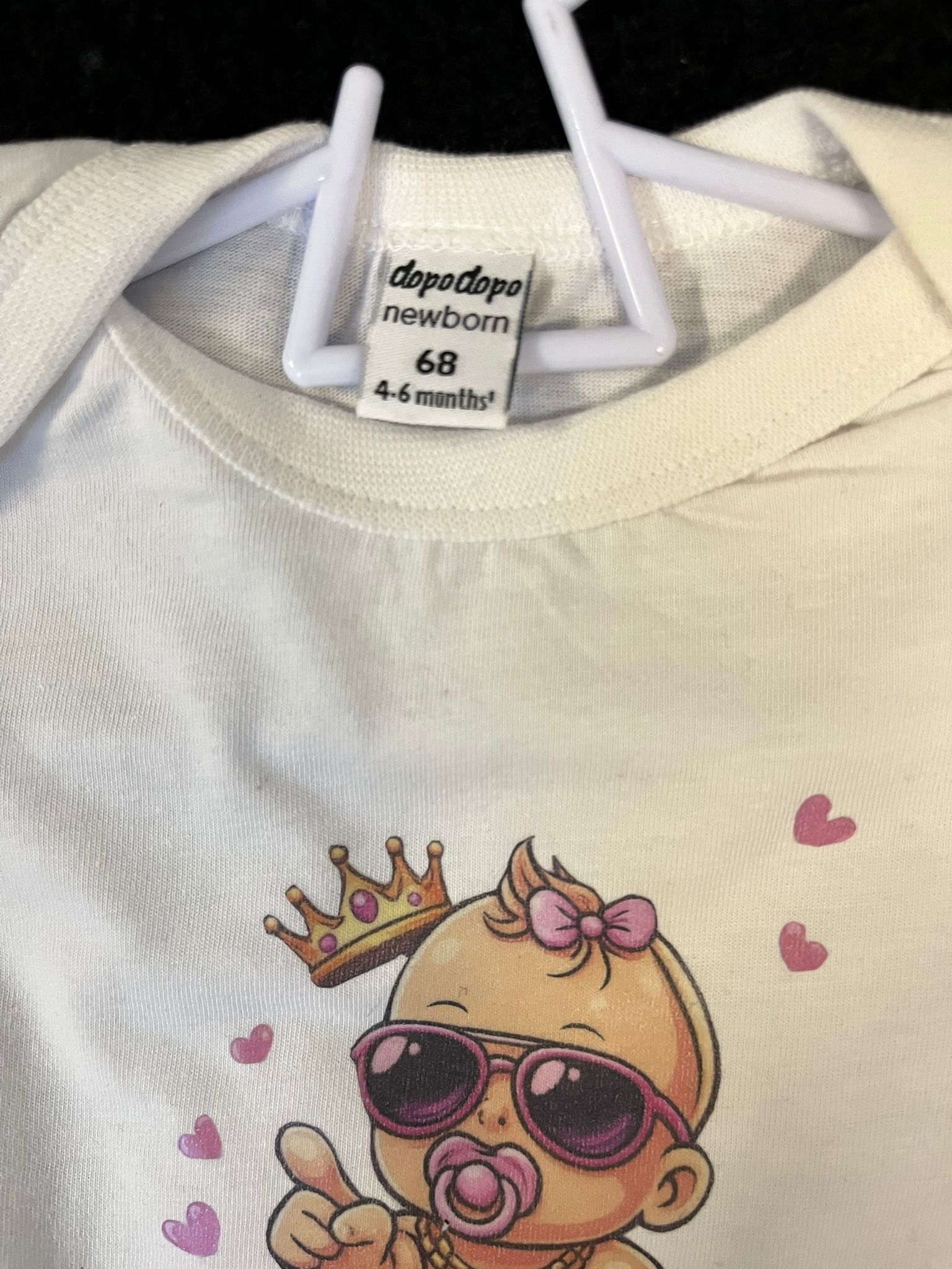 Babybody "ich bin das beste was euch passiert ist" Mädchen