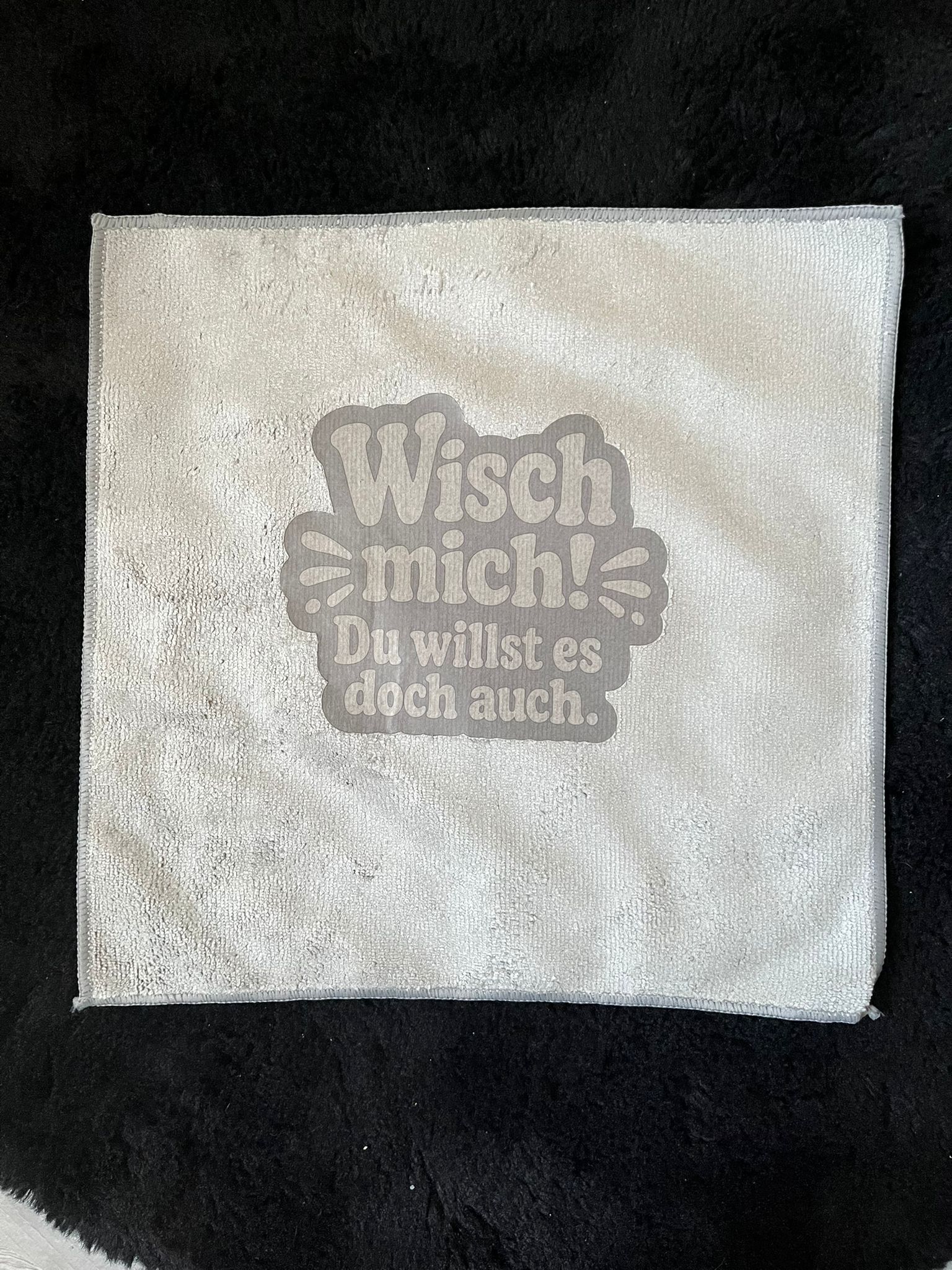 Mikrofasertuch "Wisch mich"