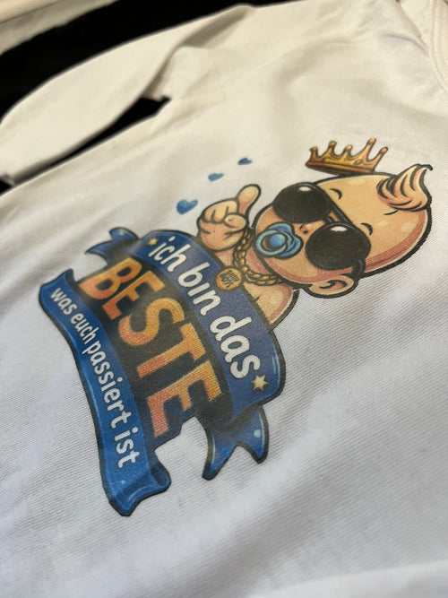 Babybody "ich bin das beste was euch passiert ist"