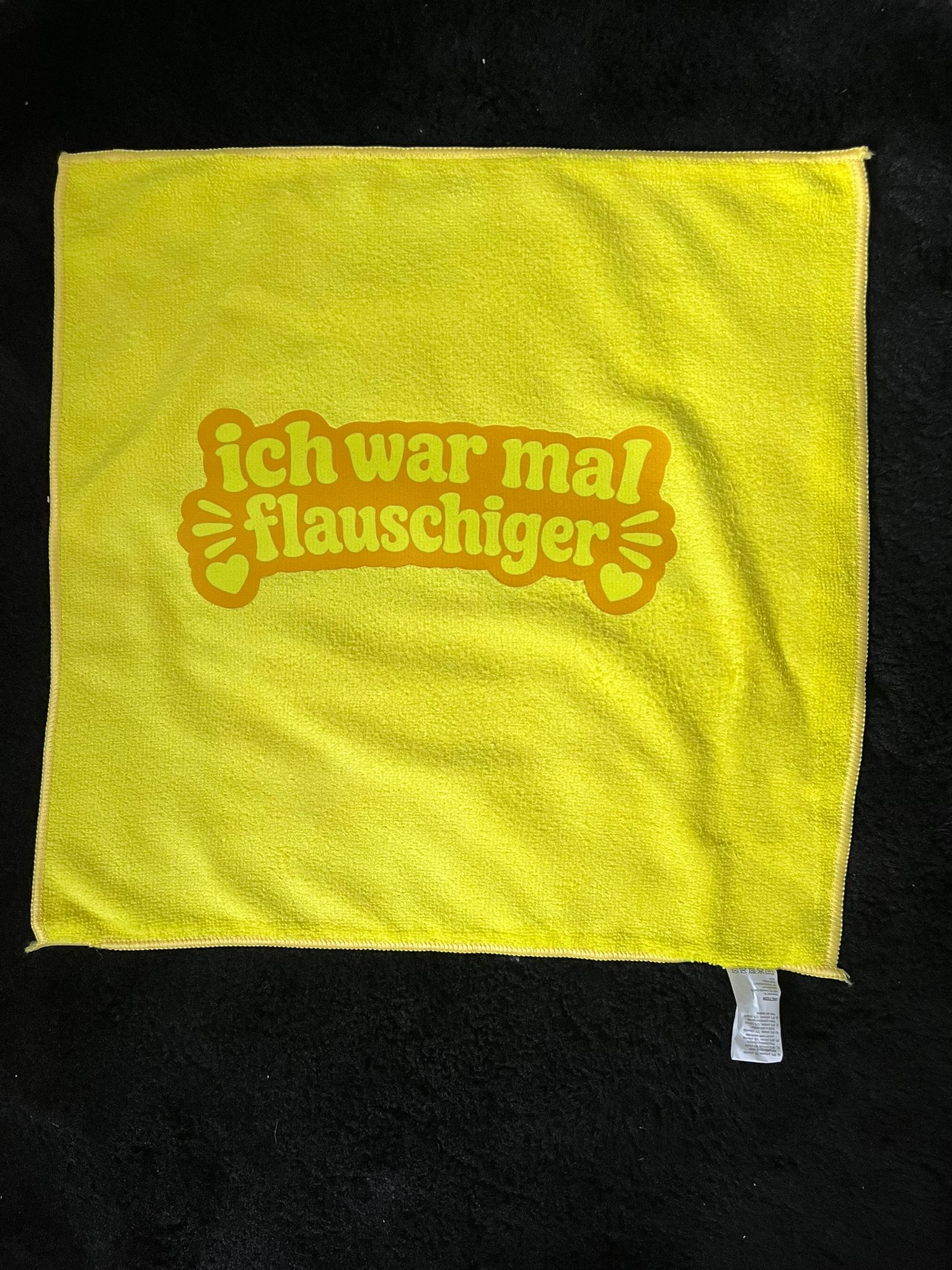 Mikrofasertuch "ich war mal flauschiger"