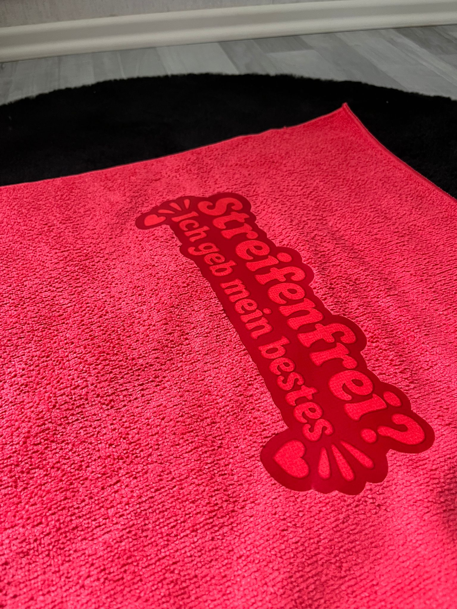 Mikrofasertuch "streifenfrei? ich geb mein bestes"