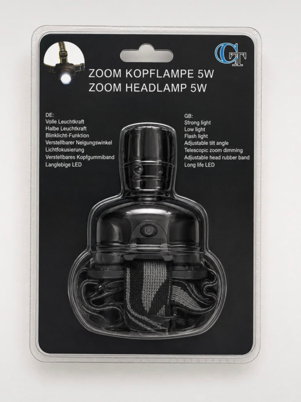 Zoom Kopflampe