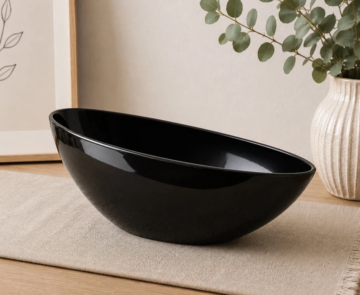 Blumenvase Schwarz