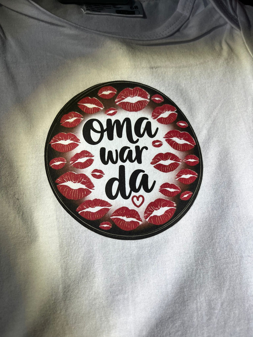 Baby Body "Oma war da" weiß