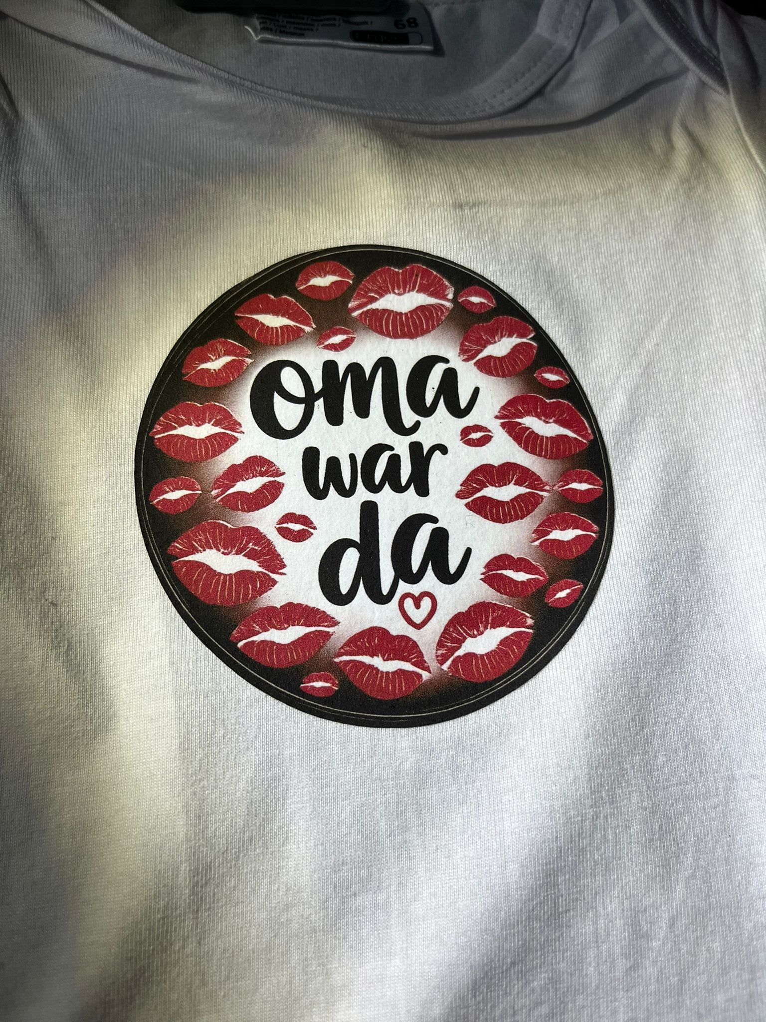 Baby Body "Oma war da" weiß