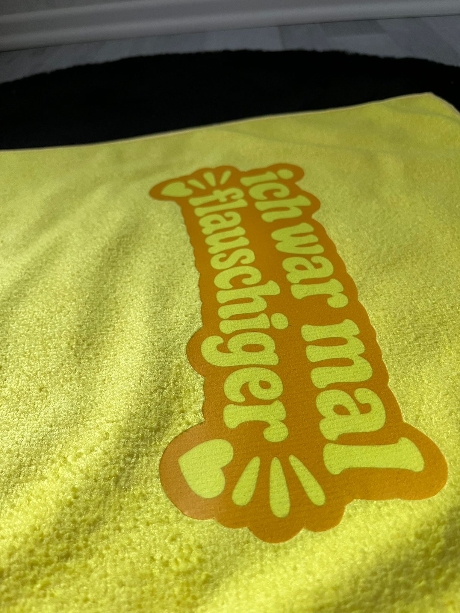 Mikrofasertuch "ich war mal flauschiger"