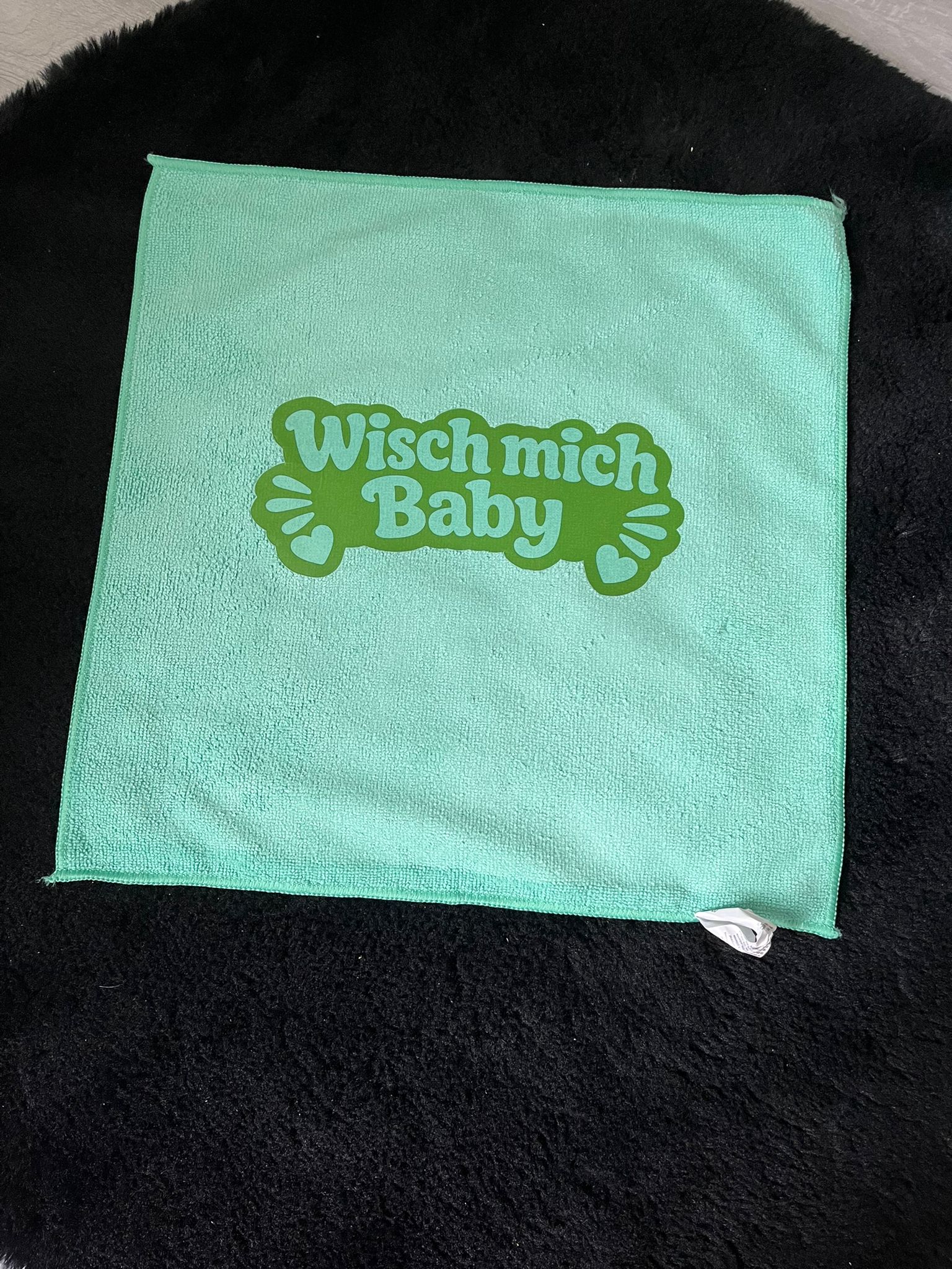 Mikrofasertuch "Wisch mich Baby"